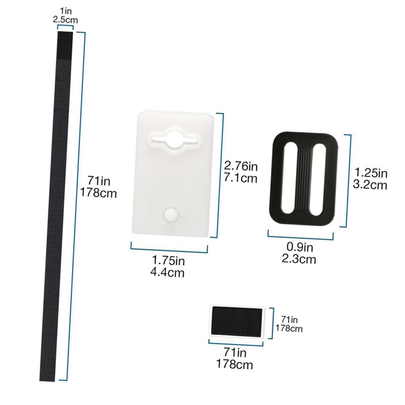 BESPORTBLE 1 Set Pool Solar Blanket Strap Kit Cover Roller