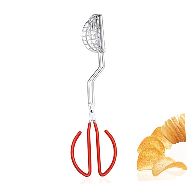 LABRIMP Stainless Steel Pizza Tongs Food Tongs for Serving Multi-use