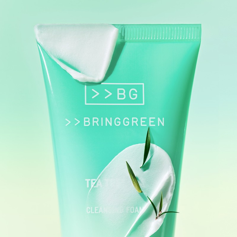 BRINGGREEN Tea Tree Cica Deep Cleansing Foam 120ml - BRINGGREEN