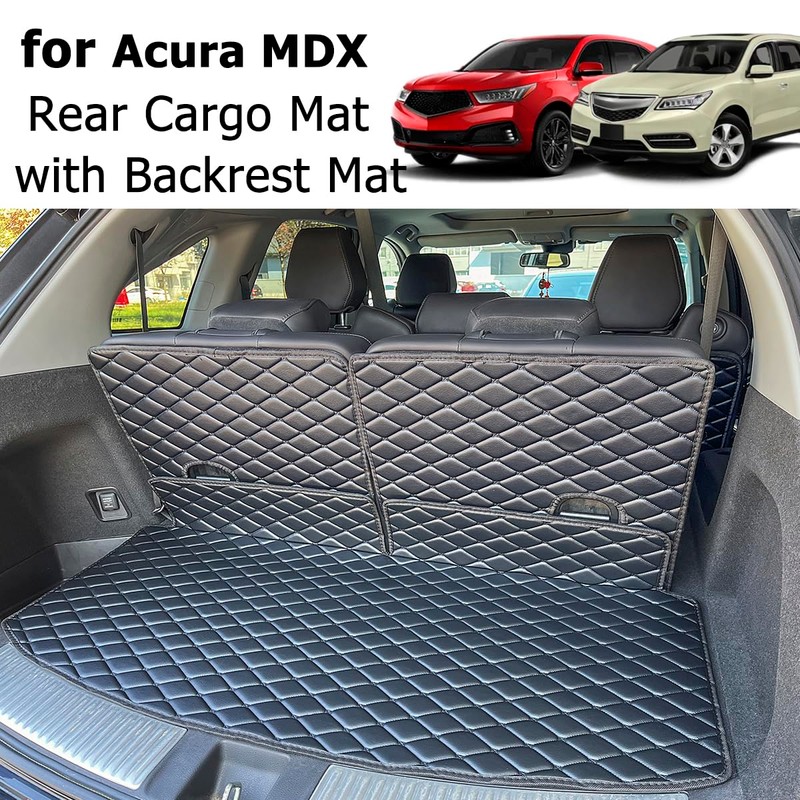 7DEEKEI Cargo Mat for 2014-2020 Acura MDX Trunk Mat and