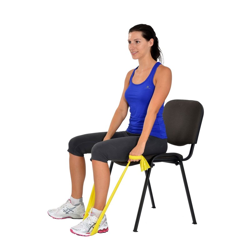 MoVeS Band gelb leicht 5.5 m Resistance Exercise Band mit