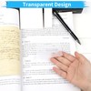 Transparent Sticky Notes, Waterproof, Clear Sticky Notes, Rewritable, for School
