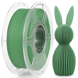 iSANMATE High Speed Matte PLA+ 3D Printer Filament, Matte Green PLA+ Filament 1.75mm Designed for High Speed 30-600mm/s, Fast Printing Speed PLA, Dimensional Accuracy ±0.02mm, 1kg Spool (2.2lbs)