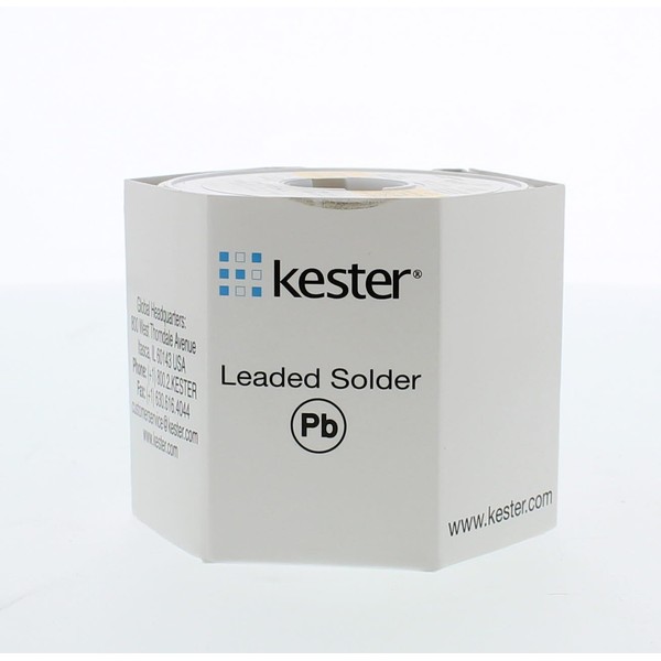 KESTER SOLDER 24-6337-0027 Solder Wire, 63/37 SN/PB, 183°C, 1LB