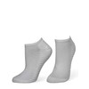 HUE Women's Massaging Liner Sock 6-Pack, Multi-Black/White/Heather Grey, One Size