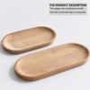 OSALADI 2pcs Beech Pallet Service Plate Dinner Tray Dinner Plate