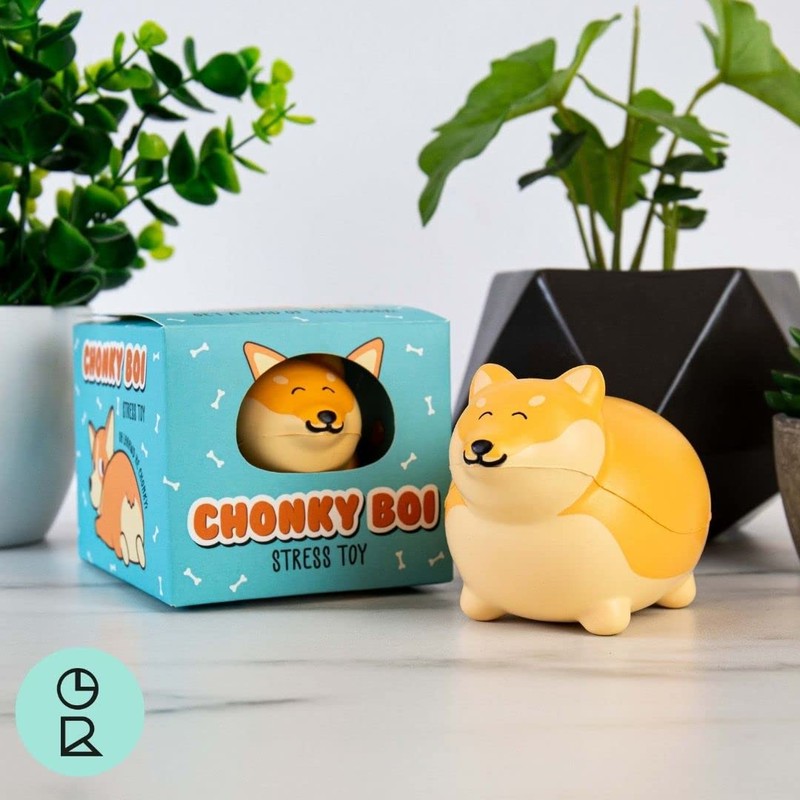 Gift Republic Gift Republic Chonky Boi Stress Toy Yellow/Orange 8