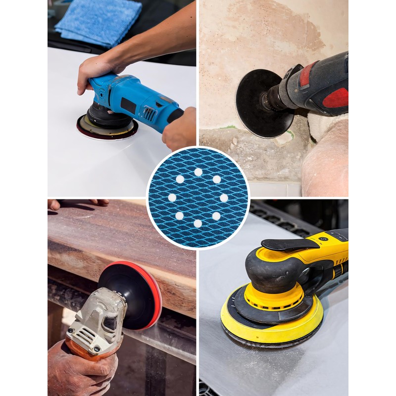 Diamond Shape 125 mm Sanding Discs 80 Grit, Pack of