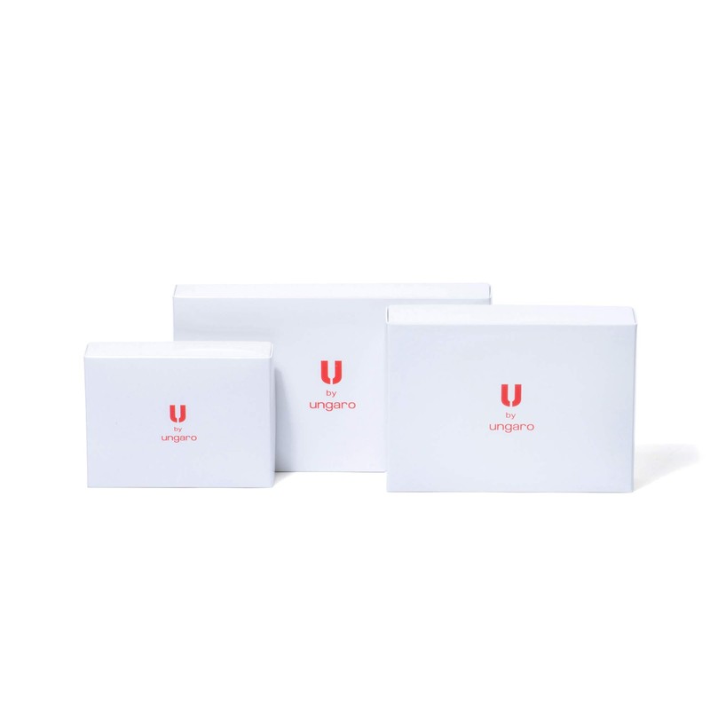 You By Ungaro UULW6AT4 Long Wallet, Cowhide Leather, Embossed Logo