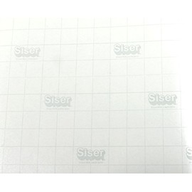 Siser EasyPSV Transfer Tape Paper Clear with Grid for Self Adhesive Craft Vinyl (12" x 12" 6-Pack)