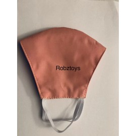 Face Mask  Triple Layer Handmade Washable Cloth Color Pink