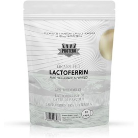 PROTERO Pure Lactoferrin | New Zealand Grass-fed | Highly-Purified - 30 Capsules