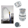3/4 Inch GHT thread Garden Hose Adapter with Aerator, 360