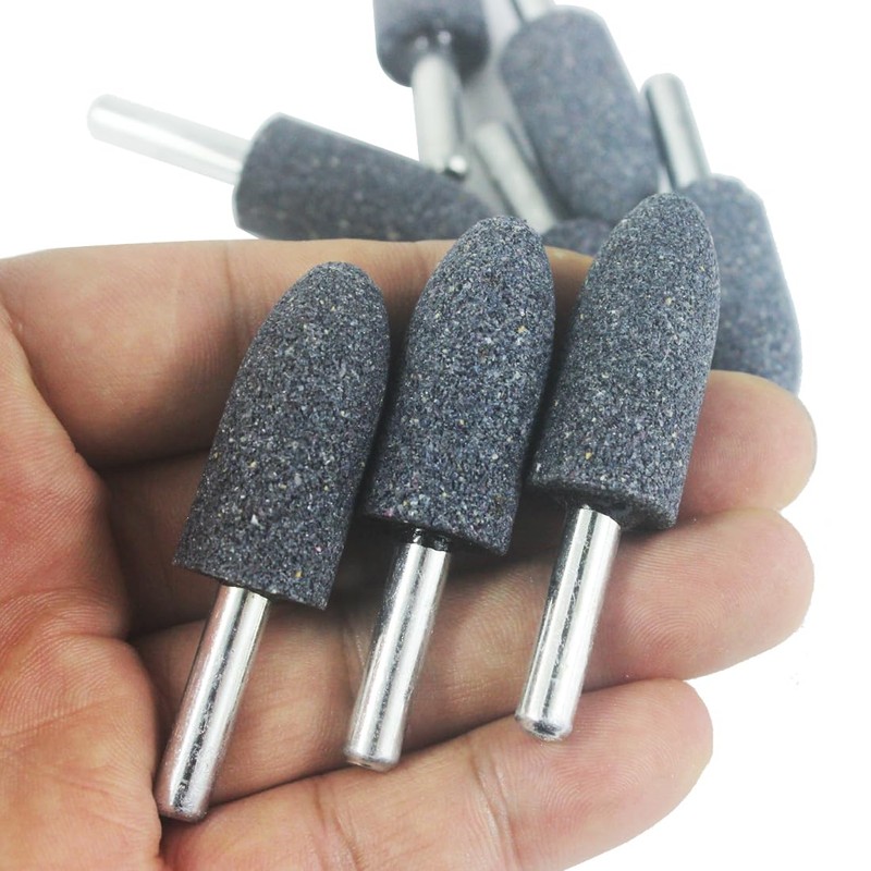 Luo ke 16 mm Cone Shape Grinding Stone - 1/4"