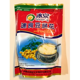 Soyspring Instant Soft Tofu Powder 192g(6 Sachets)-2 Pack速食豆腐花