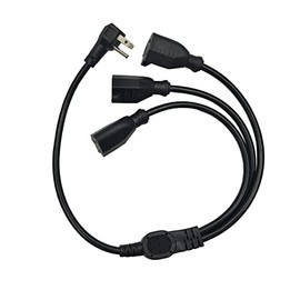 1 to 3 Extension Cord Splitter, 16AWG Heavy Duty, 3 Prong Indoor Power Strip (1)