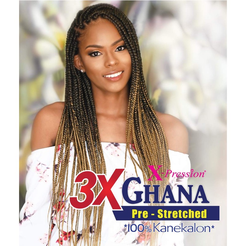 REALISTIC - Multi Pack Deals! Pre-stretched X-Pression 3X Ghana Braids