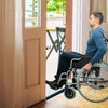 Floor-Transition-Strip-Door-Threshold-Ramp 36 inch, Threshold 3/4~4/5 in, Thresholds Ramps for Doorways,