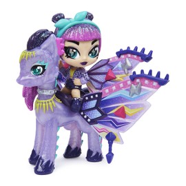 Hatchimals Pixies Riders, Wilder Wings Magical Mel Pixie and Ponygator Glider with 16 Wing Accessories, Girl Toys, Girls Gifts for Ages 5 and up