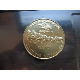 budweiser beer rare 1981 Mardi Gras Doubloon Coin rare clydesdales horse