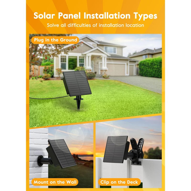 Brightown Solar String Lights Outdoor - 38FT Patio With Remote,