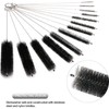 COOLKITALENT Conjunto de 13 Botella de Limpieza Cepillos, Nylon Cepillos
