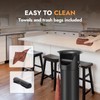 CURTA Espresso Coffee Knock Box with Garbage Bags(30Pcs), Commercial Knock
