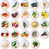 Set of 24 Knobs - Kitchen Food Veggies Fruits Herbs