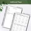 Homlive Check Registers for Personal Checkbook, Double Spiral Check Register