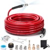 Sewer Jetter Kit for Pressure Washer, 50FT 5800 PSI Drain
