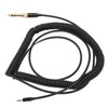 Coiled Headphone Cable Gold Plated Connector Replacement Headset Sound Cord
