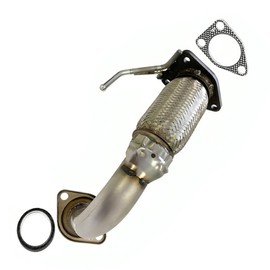 Northeastern Exhaust | Stainless Steel Exhaust Fron Flex Pipe Compatible for Honda Accord 2003-2007 2.4L | Automotive Replacement Part | Free Gaskets Included