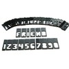 Milescraft 2202 Horizontal Character Template Set 1.5in (42 piece) Router