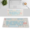 84 Key Bluetooth Keyboard 3 Mode 2.4G Wireless Bluetooth Gaming