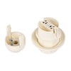 E14 lamp holder (PBT), threaded socket (short version) with mounting