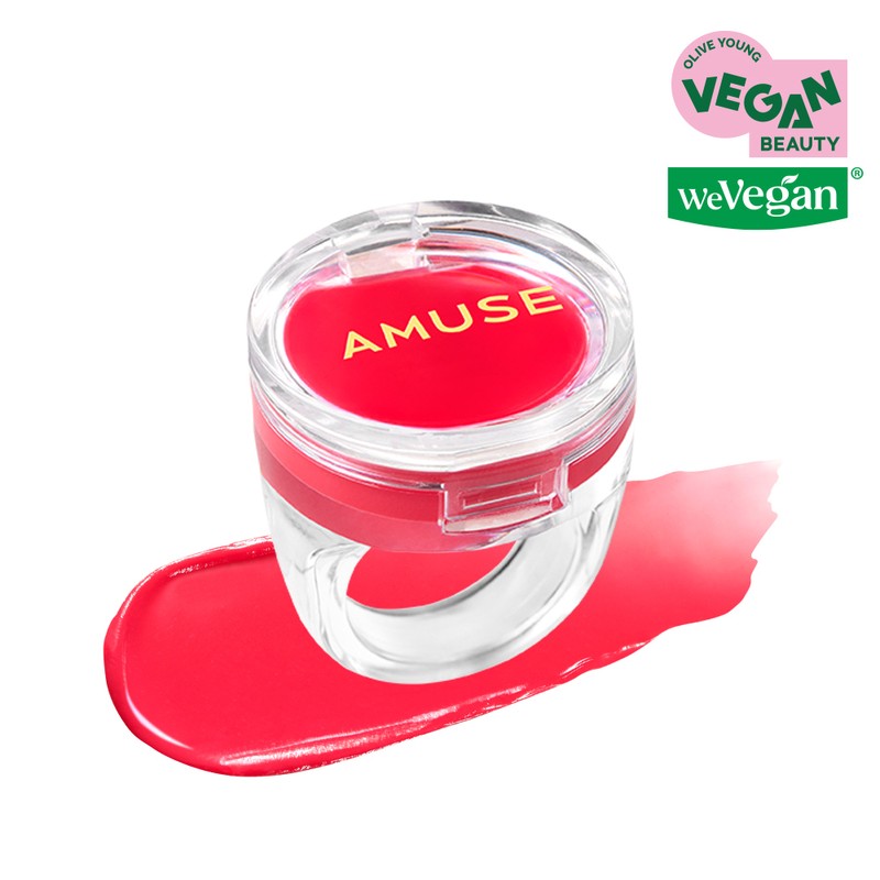 AMUSE Ring Lip Balm 0.9g - 03 Fresh Rose Ring