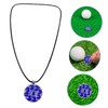 OHPHCALL 5pcs Portable Golf Marker Necklace Decorative Hat Clip Golf