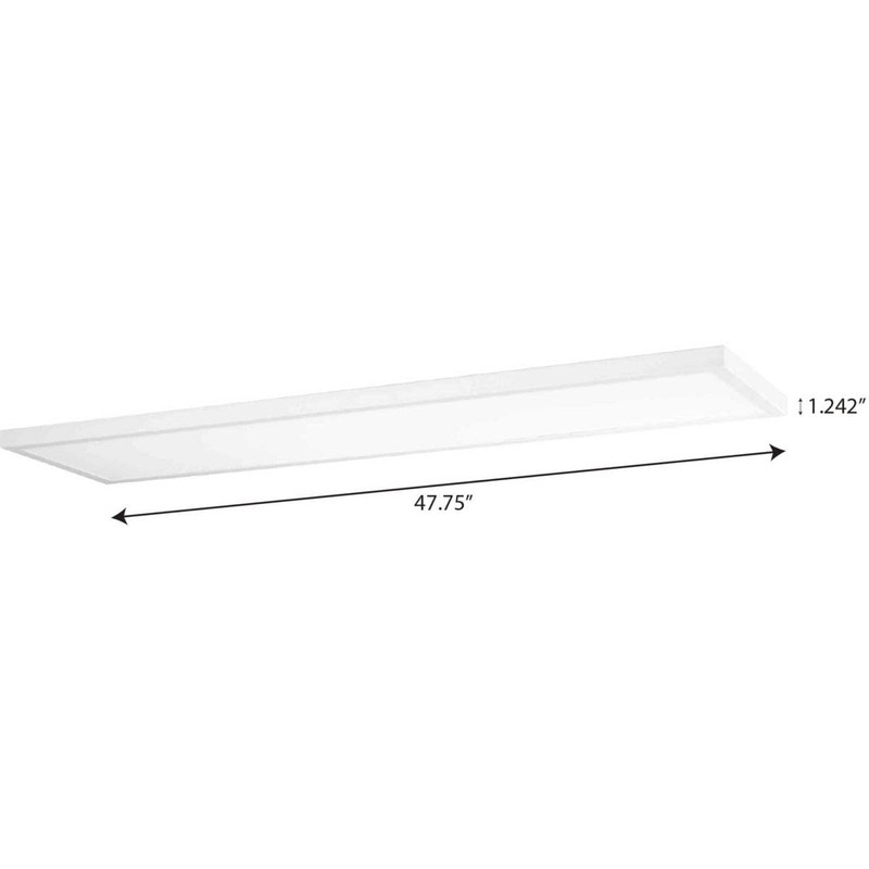 Progress Lighting 48-Inch Satin Modern LED Linear Panel Light, Everlume