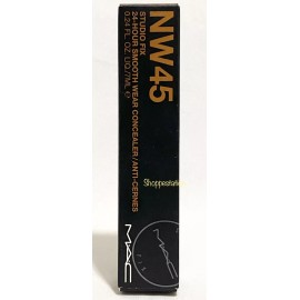 M·A·C MAC Studio Fix 24 HR Smooth Wear Concealer Shade NW45 Full Size 7ml New In Box