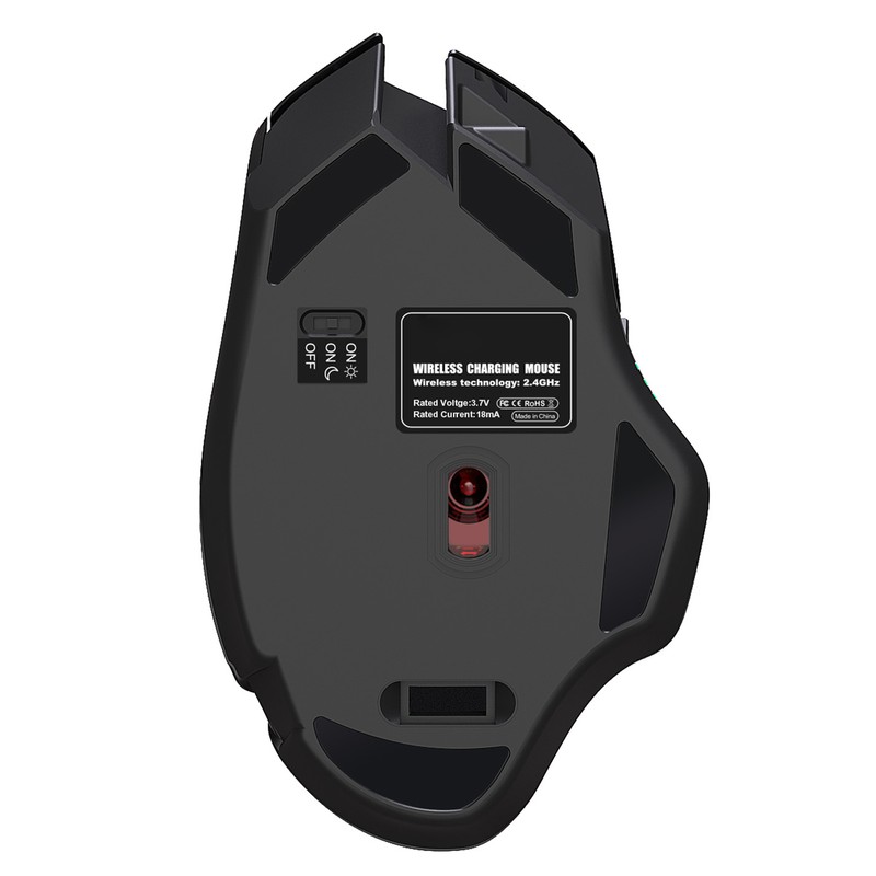 HXSJ Wireless Mouse 2.4G Rechargeable Gaming Backlit PC Laptop Desktop