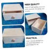 OSALADI 2pcs Wooden Storage Case High Capacity Drawer Organizer for