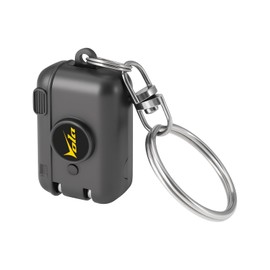 Vola Portable Collapsible Nail Clipper Travel Foldable Stainless Steel Keychain Bright Black