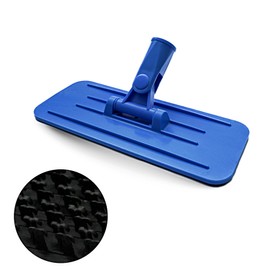 Kleen Handler Bulk Pack of 12 EZ Scrub Pad Holders, Threaded Swivel Pad Holder for Cleaning with Scrub Pads, Universal Cleaning Pad Holder, 10” x 4 5/8” (12 Pack)