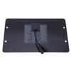 Solar Panel Fan Dual Exhaust Fans Air Ventilation Heat Dissipation