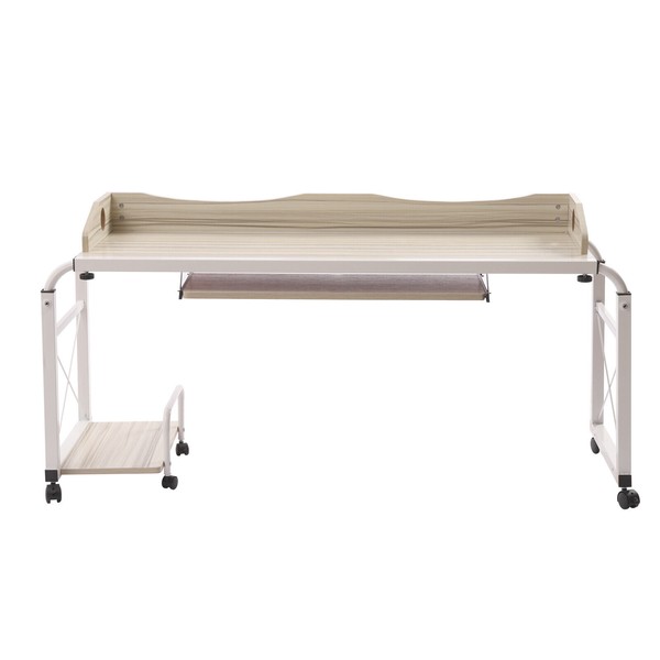 Over bed Table Desk Rolling Height Adjustable Laptop Computer Desk