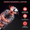 IMAYCC Drill Mixer,3200W 20A Concrete Mixer for Drill, 110V Corded
