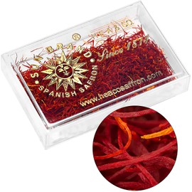 Sewanti Saffron Threads 1 Gram Package by Sun Brand - Grade A+, Spanish Origin, from HEA&Co, Multicolor