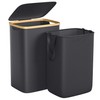 Foluck Large Laundry Hamper, 75L Waterproof Laundry Basket with Lid