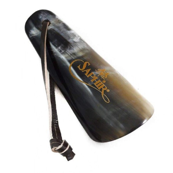 Safir Noir Real Shoe Bella, Shoe Horn, Water Buffalo, Long Gift, Presentation Box, F10 (Approx. 3.9 inches (10 cm)