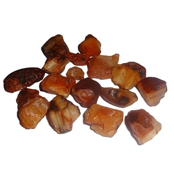 Sublime Gifts Raw Fire Agate ( 5 Ounces ) Premium Rough Crystal Healing Gemstone Stones Assorted Sized Pieces & Chips